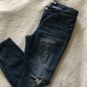 Kensie effortless ankle mid rise jeans